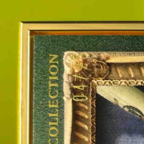 2024 Topps Gilded Collection Wade Boggs Gold Framed Hall of Fame Auto Emerald/25