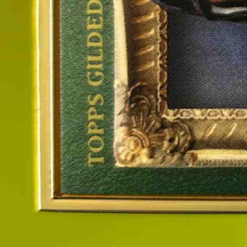 2024 Topps Gilded Collection Wade Boggs Gold Framed Hall of Fame Auto Emerald/25