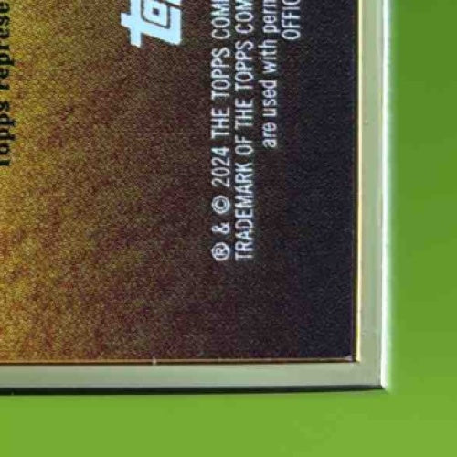 2024 Topps Gilded Collection Wade Boggs Gold Framed Hall of Fame Auto Emerald/25