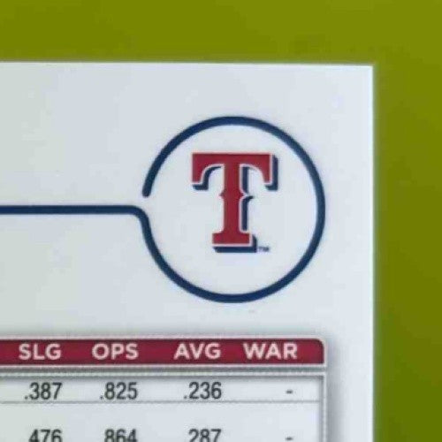 2024 Topps Chrome Update Evan Carter Rookie Auto Lava Lamp Blue/Green 61/125 RC