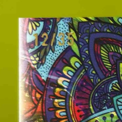 2024 Leaf Electrum Daniel Espino Intricate Ink Tie Dye Silver Board 12/35 Auto