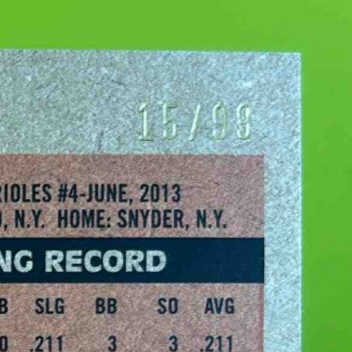 2024 Topps Archives Jonah Heim 83 Fan Favorites Auto Green Foilboard 15/99 #83FF