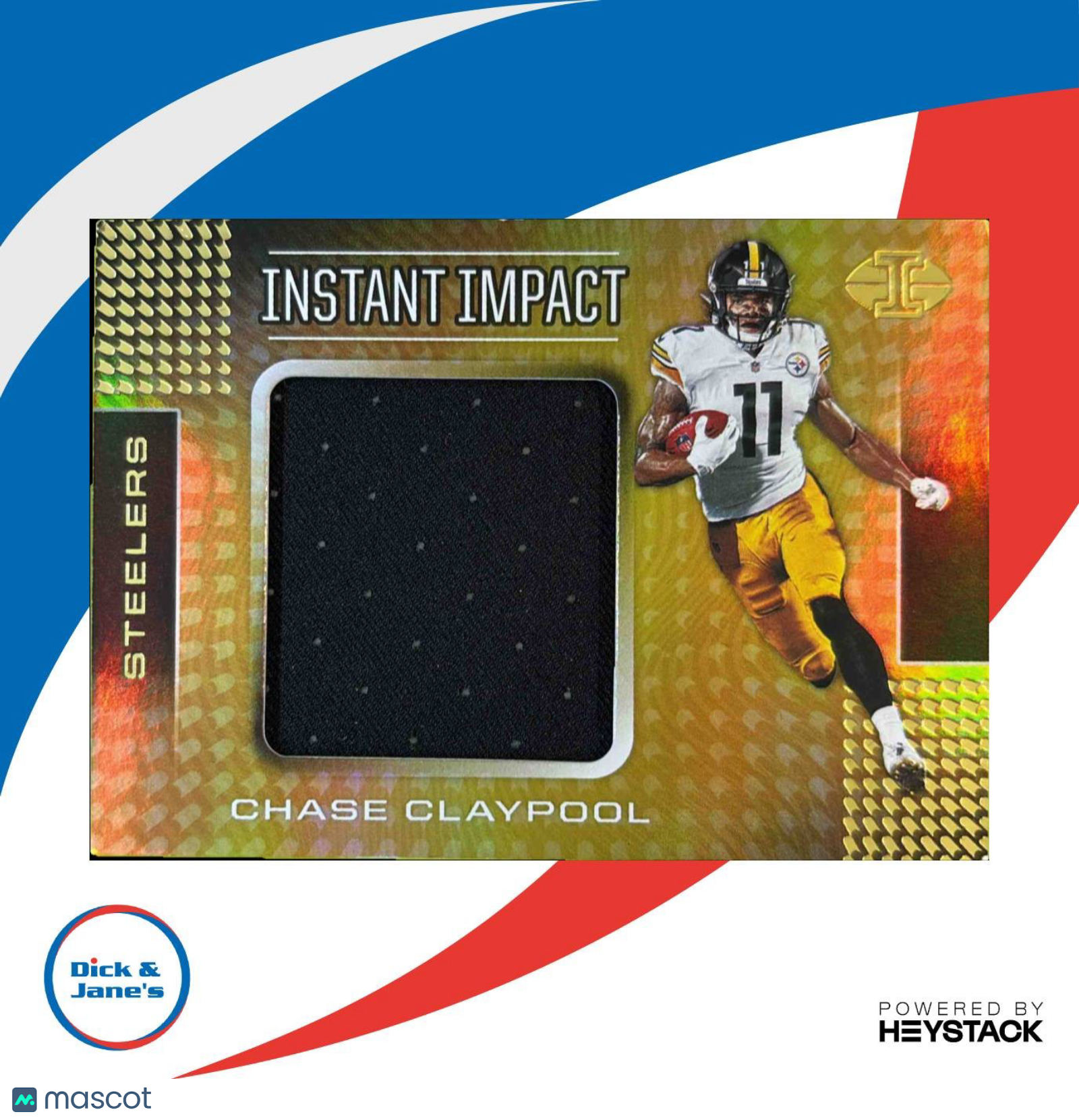2020 Panini Illusions Chase Claypool Instant Impact #II27 RC Pittsburgh Steelers