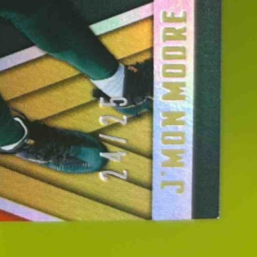 2018 Panini XR J Mon Moore Rookie Triple Threats Materials Orange 24/25 Packers