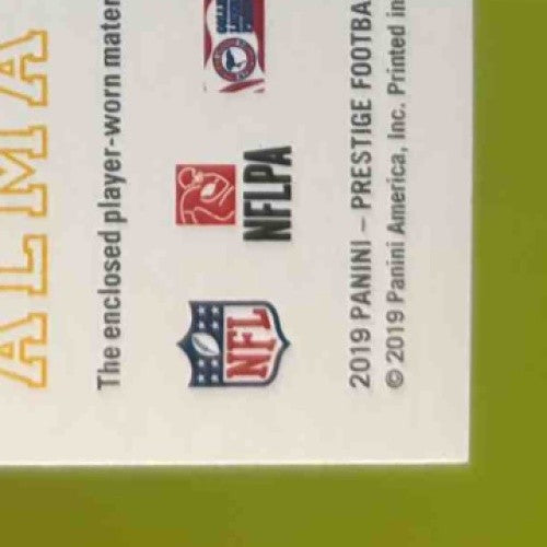 2019 Panini Prestige Juju Smith-Schuster Alma Mater Relics Prime PATCH 22/50