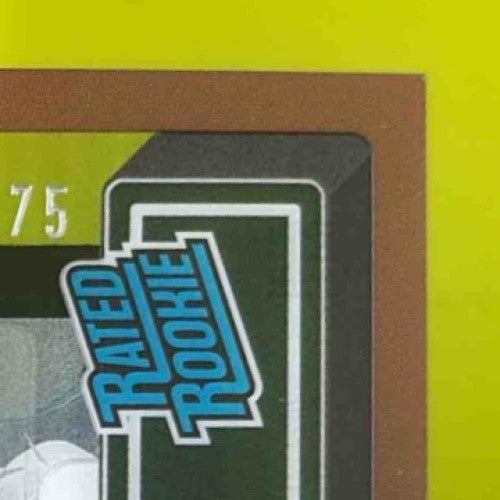 2022 Clearly Donruss Garrett Wilson Rated Rookie Auto Purple /175 New York Jets