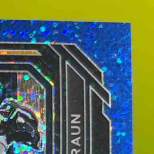 2022-23 Prizm Christian Braun Prizms Blue Sparkle 26/144 #223 RC Denver Nuggets