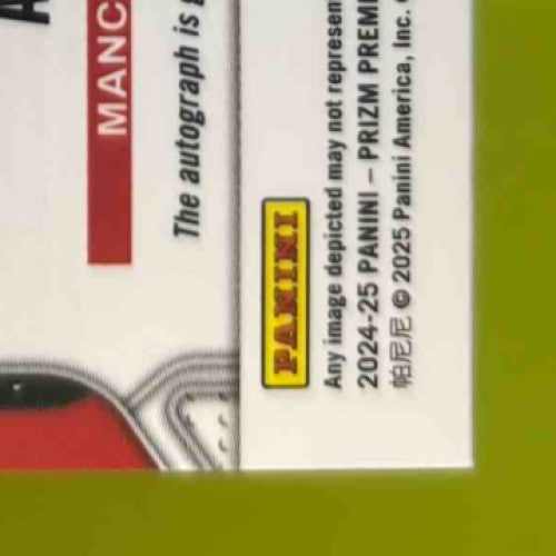 2024-25 Panini Prizm Premier League Antony Penmanship #P-A Auto