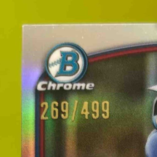 2023 Bowman Gleider Figuereo Chrome Auto Refractor 269/499 #CPA-GF 1st Prospect