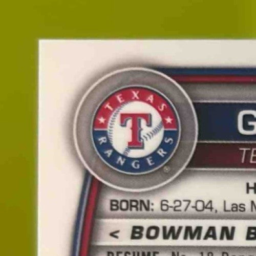 2023 Bowman Gleider Figuereo Chrome Auto Refractor 269/499 #CPA-GF 1st Prospect