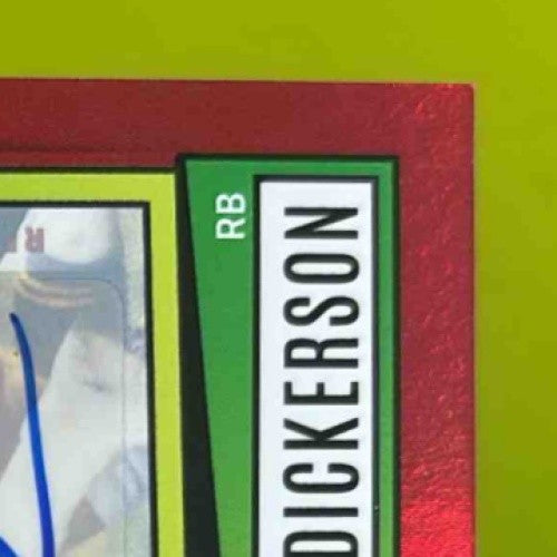 2022 Score Eric Dickerson Signatures Gold Zone 2/50 #160 Auto Los Angeles Rams