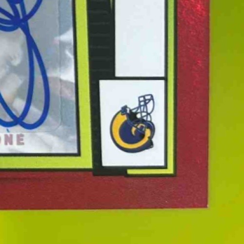 2022 Score Eric Dickerson Signatures Gold Zone 2/50 #160 Auto Los Angeles Rams