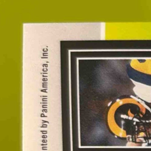 2022 Score Eric Dickerson Signatures Gold Zone 2/50 #160 Auto Los Angeles Rams