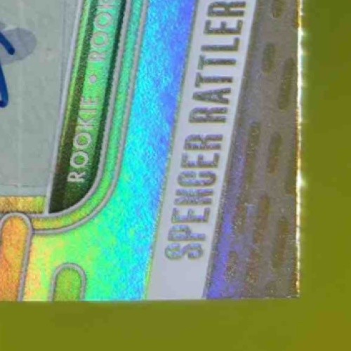 2024 Absolute Spencer Rattler Signature Rookies Spectrum 146/299 Auto RC Saints