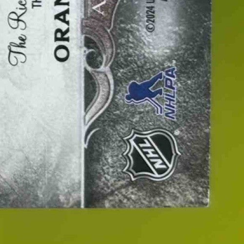 2024-25 Upper Deck Artifacts Artemi Panarin Material Orange 11/15 NY Rangers