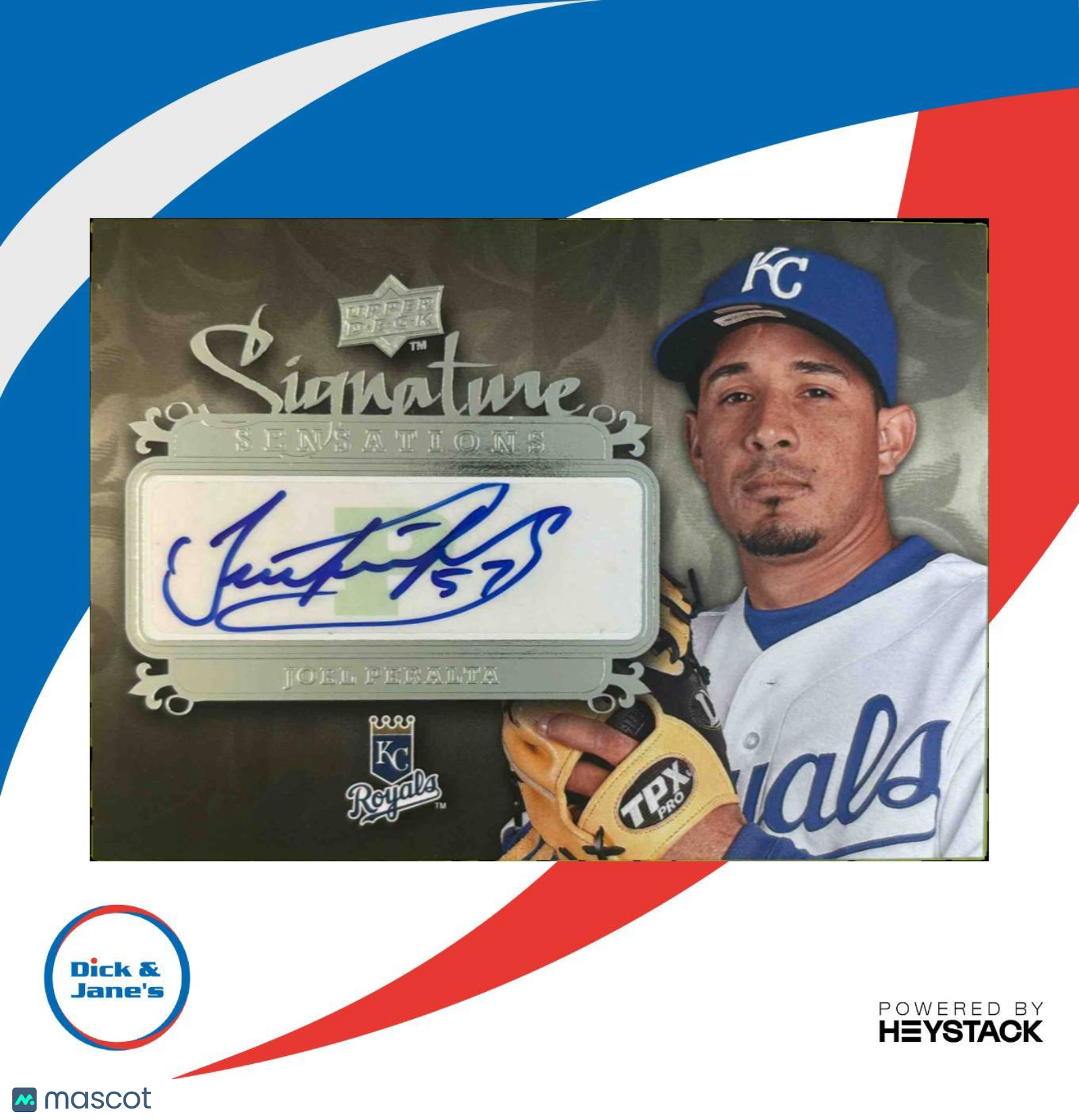 2008 Upper Deck Joel Peralta Signature Sensations #SS-JP Auto Kansas City Royals