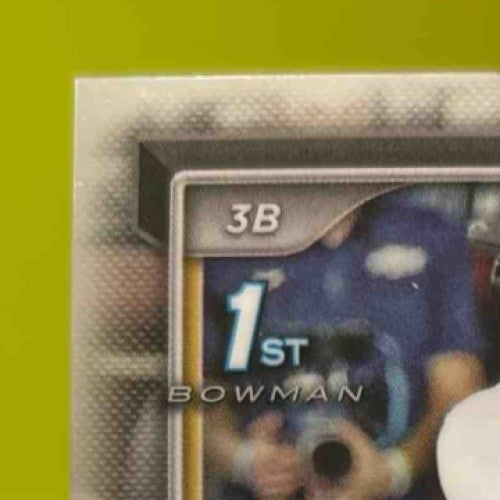 2024 Bowman Draft Eddie Rynders Chrome Auto 1st Prospect Pittsburgh Pirates