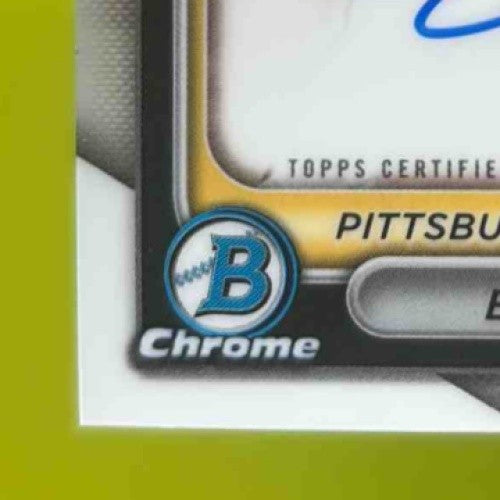 2024 Bowman Draft Eddie Rynders Chrome Auto 1st Prospect Pittsburgh Pirates