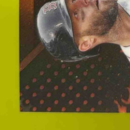 2024 Topps Chrome Dustin Pedroia On the Spot Die Cut Auto Orange Refractor 16/25