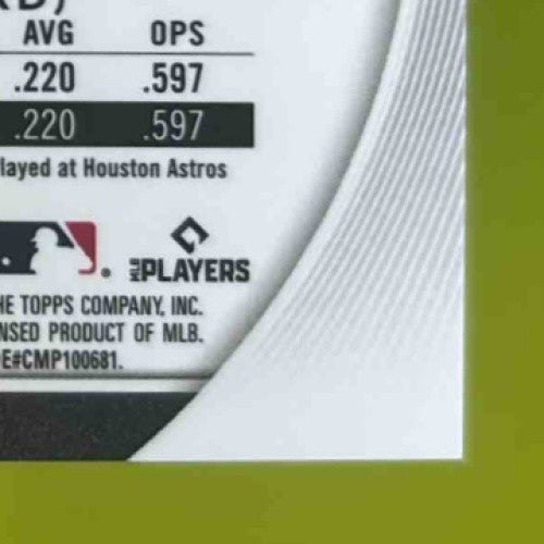 2025 Bowman Shay Whitcomb Chrome Rookie Auto Mini-Diamond Refractor /100 Astros