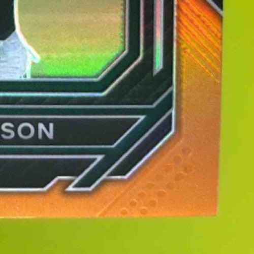 2022 Panini Prizm Garrett Wilson Orange 81/249 #309 RC New York Jets