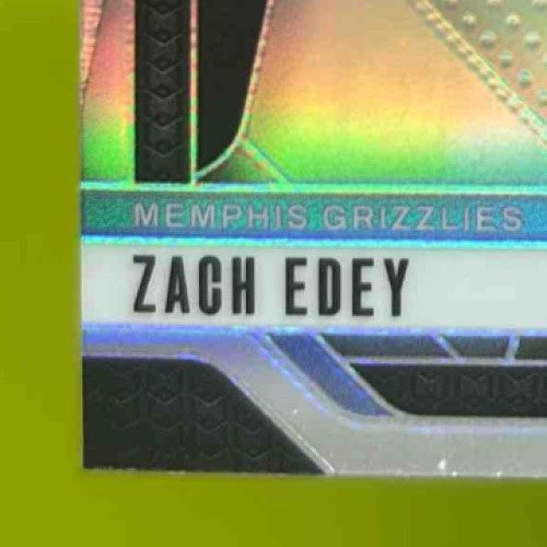 2024-25 Panini Prizm Zach Edey Silver #249 RC Memphis Grizzlies Rookie Card