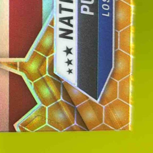 2024 Mosaic Puka Nacua Honeycomb Prizm #264 National Pride Los Angeles Rams