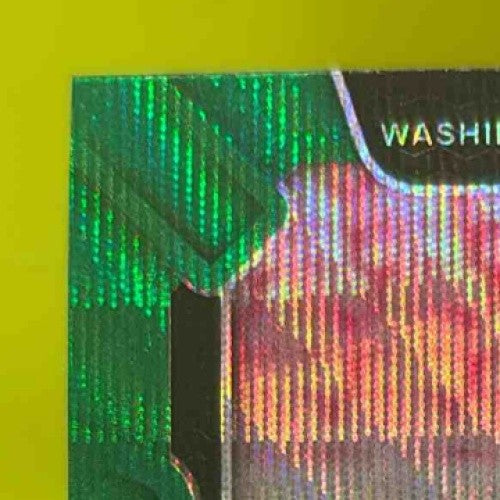 2024 Panini Prizm Jayden Daniels Emergent Green Wave #2 RC Washington Commanders