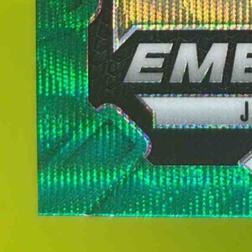 2024 Panini Prizm Jayden Daniels Emergent Green Wave #2 RC Washington Commanders