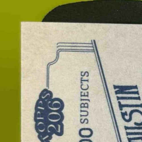 2024 Topps 206 Austin Riley Wood Stock #NNO Atlanta Braves Short Print