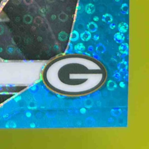 2024 Panini Prizm Luke Musgrave No Huddle Blue 54/99 #105 Green Bay Packers