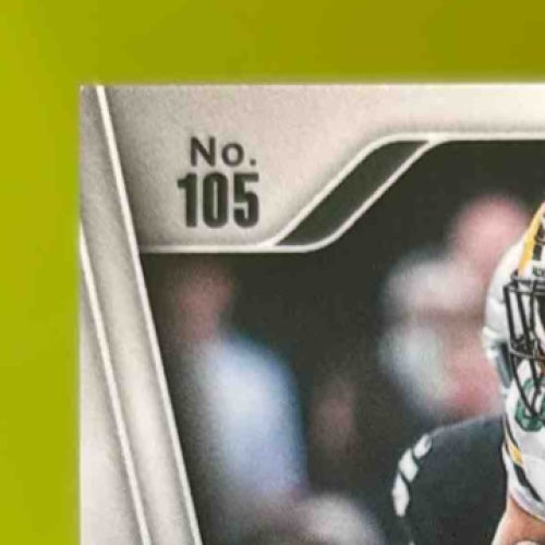 2024 Panini Prizm Luke Musgrave No Huddle Blue 54/99 #105 Green Bay Packers