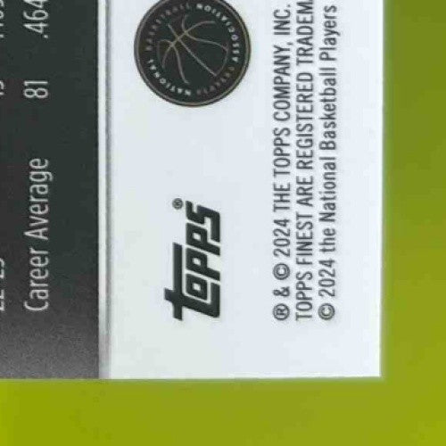 2023-24 Topps Finest Victor Wembanyama Checkerboard X Refractor #197 RC Spurs