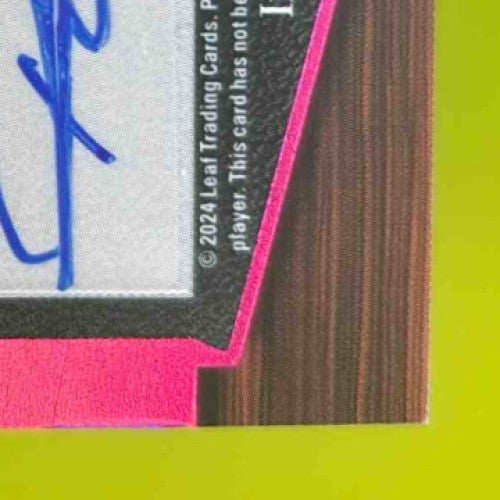 2024 Leaf In the Game Used BRUCE SMITH ROD WOODSON Dual Auto 1/1 Steelers Bills