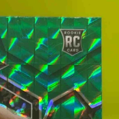 2023-24 Mosaic Victor Wembanyama Green Mosaic Prizm #282 RC City Edition Spurs