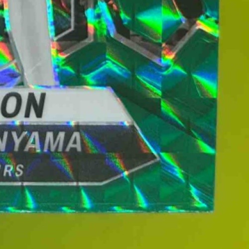 2023-24 Mosaic Victor Wembanyama Green Mosaic Prizm #282 RC City Edition Spurs