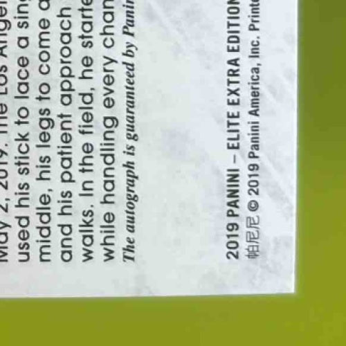 2019 Panini Elite Extra Edition Livan Soto Auto Tie Dye /10 Los Angeles Angels