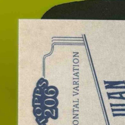 2024 Topps 206 Juan Soto Horizontal Action SP Variation New York Yankees