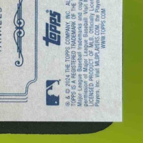 2024 Topps 206 Juan Soto Horizontal Action SP Variation New York Yankees