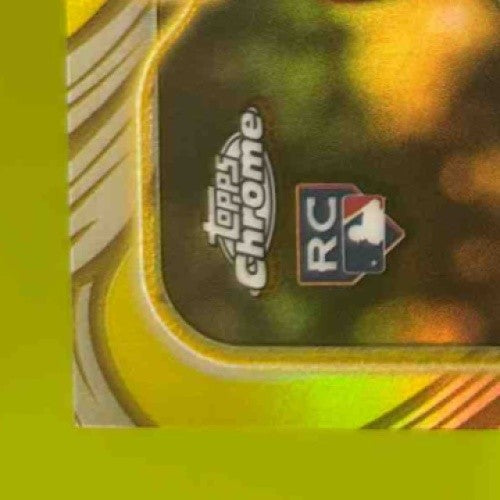 2024 Topps Gilded Collection Jordan Lawlar Chrome Gold Auto Yellow-Gold 74/75