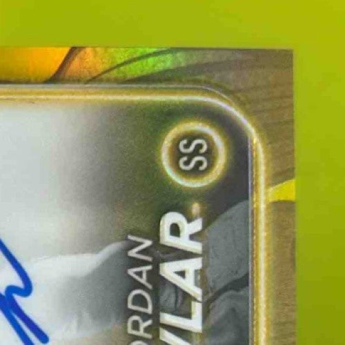 2024 Topps Gilded Collection Jordan Lawlar Chrome Gold Auto Yellow-Gold 74/75