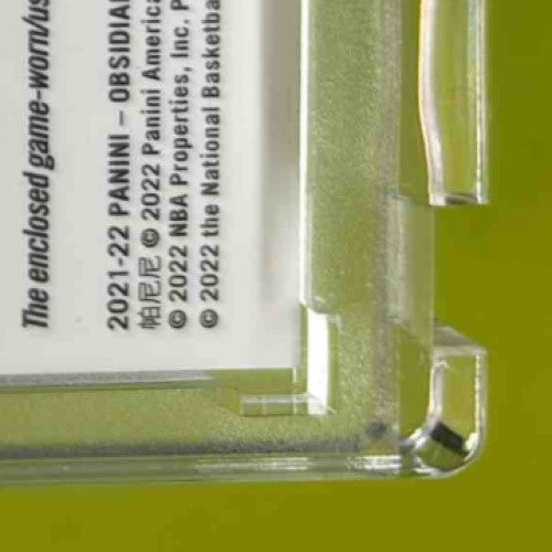 2021-22 Obsidian RJ Barrett Matrix Material Autos Electric Etch Yellow 9/10 Auto