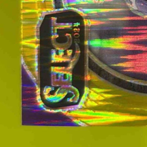 2024 Select J.J. McCarthy Club Red and Yellow Prizm Shock #246 Minnesota Vikings