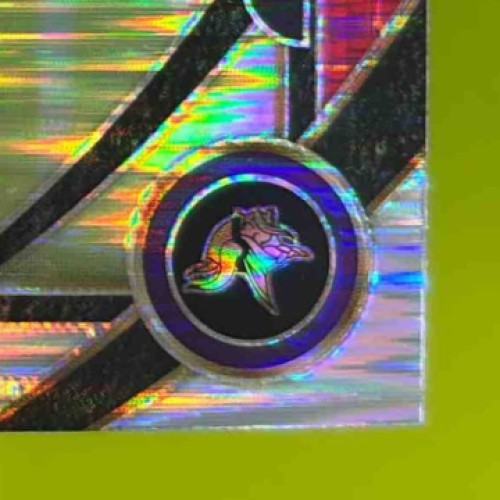 2024 Select J.J. McCarthy Club Red and Yellow Prizm Shock #246 Minnesota Vikings