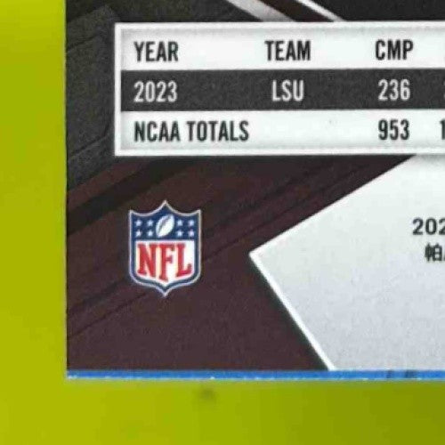 2024 Mosaic Jayden Daniels Mosaic Holo Silver Prizm 302 RC Washington Commanders