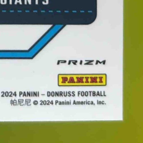 2024 Donruss Optic Malik Nabers Blue Scope #271 Rated Rookie New York Giants