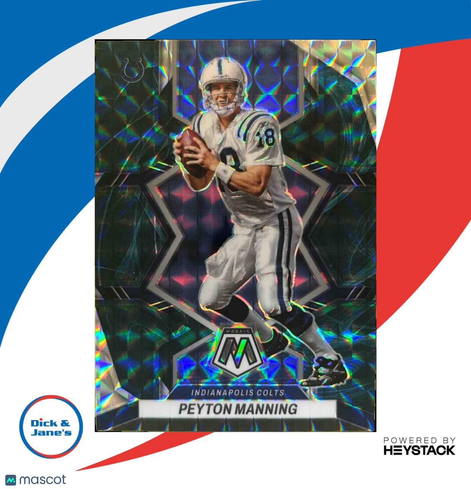 2022 Panini Mosaic Peyton Manning Genesis #87 Indianapolis Colts SSP