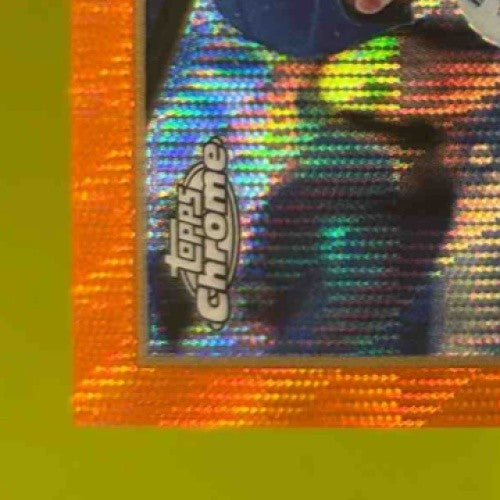 2023 Topps Chrome Drew Waters Rookie Auto Orange Wave Refractor /25 RC KC Royals