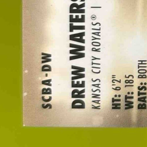 2023 Topps Stadium Club Drew Waters Auto #SCBA-DW RC Kansas City Royals