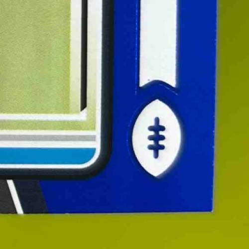 2024 Panini Donruss Bo Nix Press Proof Blue #369 Rated Rookie Denver Broncos